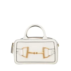 BAULETTO POSITANO CON ACCESSORIO STAFFA COLORE AVORIO