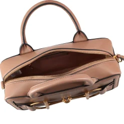 BAULETTO POSITANO CON ACCESSORIO STAFFA COLORE CUOIO