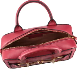 BAULETTO POSITANO CON ACCESSORIO STAFFA COLORE ROSSO SCURO