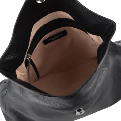 Borsa a mano grande Rebecca in pelle colore nero