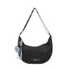 BORSA A SPALLA LIQUIRIZIA CON CHARM COLORE NERO