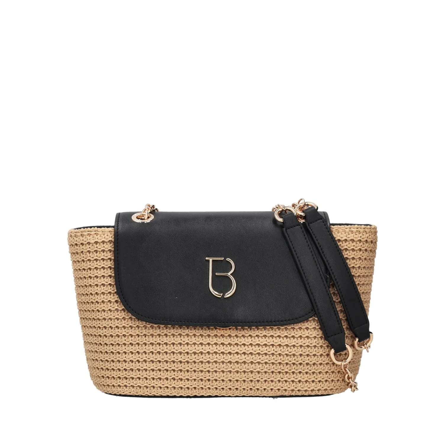 Borsa a tracolla con pattina Parigi colore nero