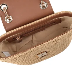 Borsa a tracolla piccola Parigi colore cuoio