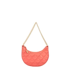BORSA MEZZALUNA ADELE COLORE CORALLO