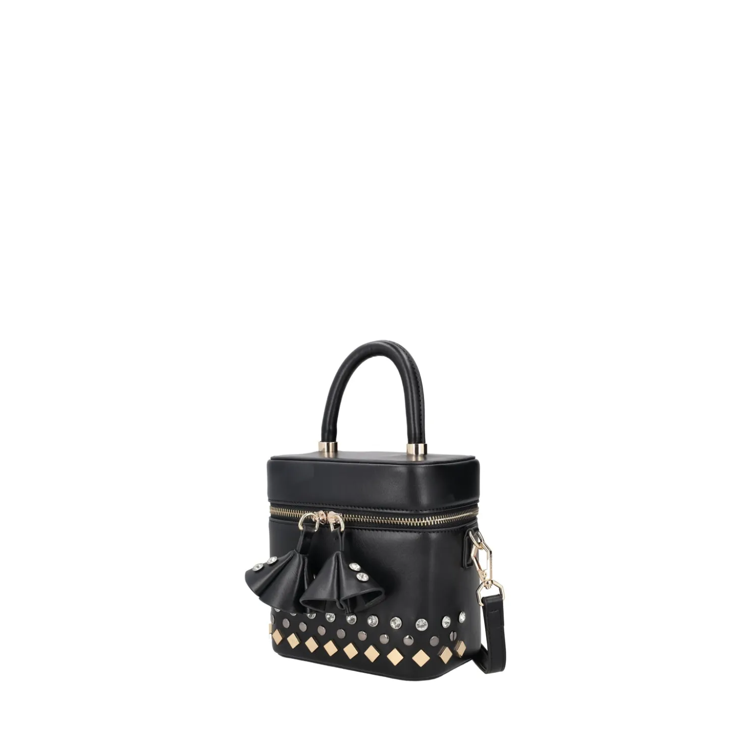 BORSA RIGIDA PALINURO CON BORCHIE COLORE NERO