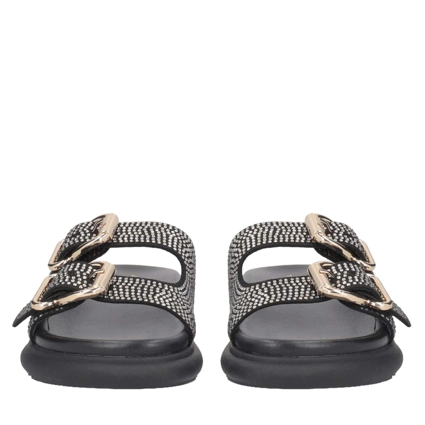 Ciabatta Skyler con microstrass colore nero
