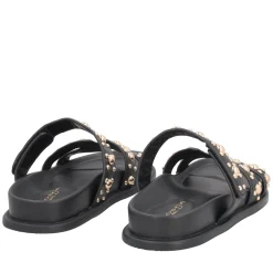 Ciabatta Tansy in pelle con borchie colore nero