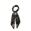 Foulard Alice in seta colore nero