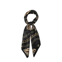 Foulard Alice in seta colore nero
