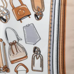 FOULARD ANANAS CON STAMPA COLORE NATURALE