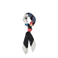 Foulard in seta Rebecca colore nero
