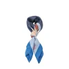 Foulard in seta Rebecca colore corallo