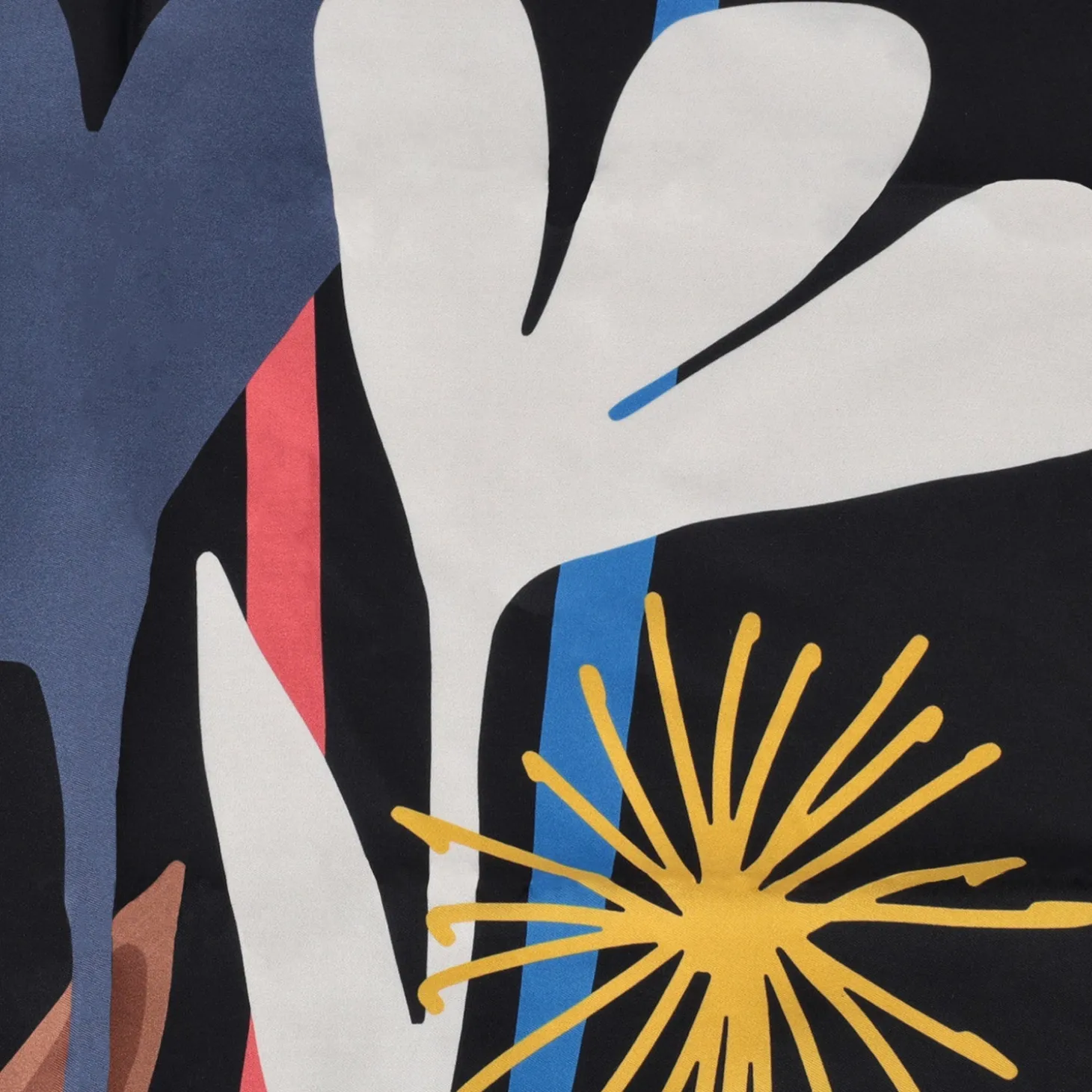 Foulard in seta Rebecca colore nero