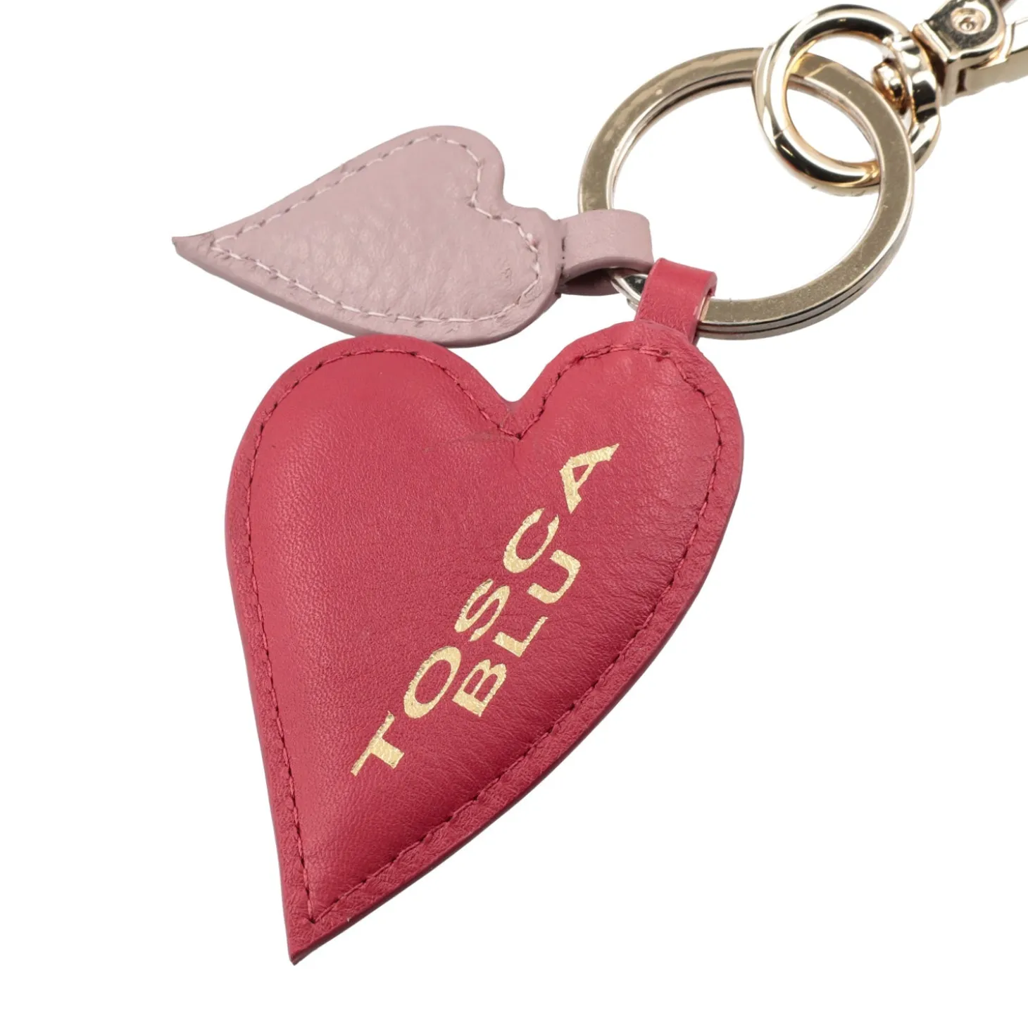 Portachiavi cuori moony bags colore rosso/rosa
