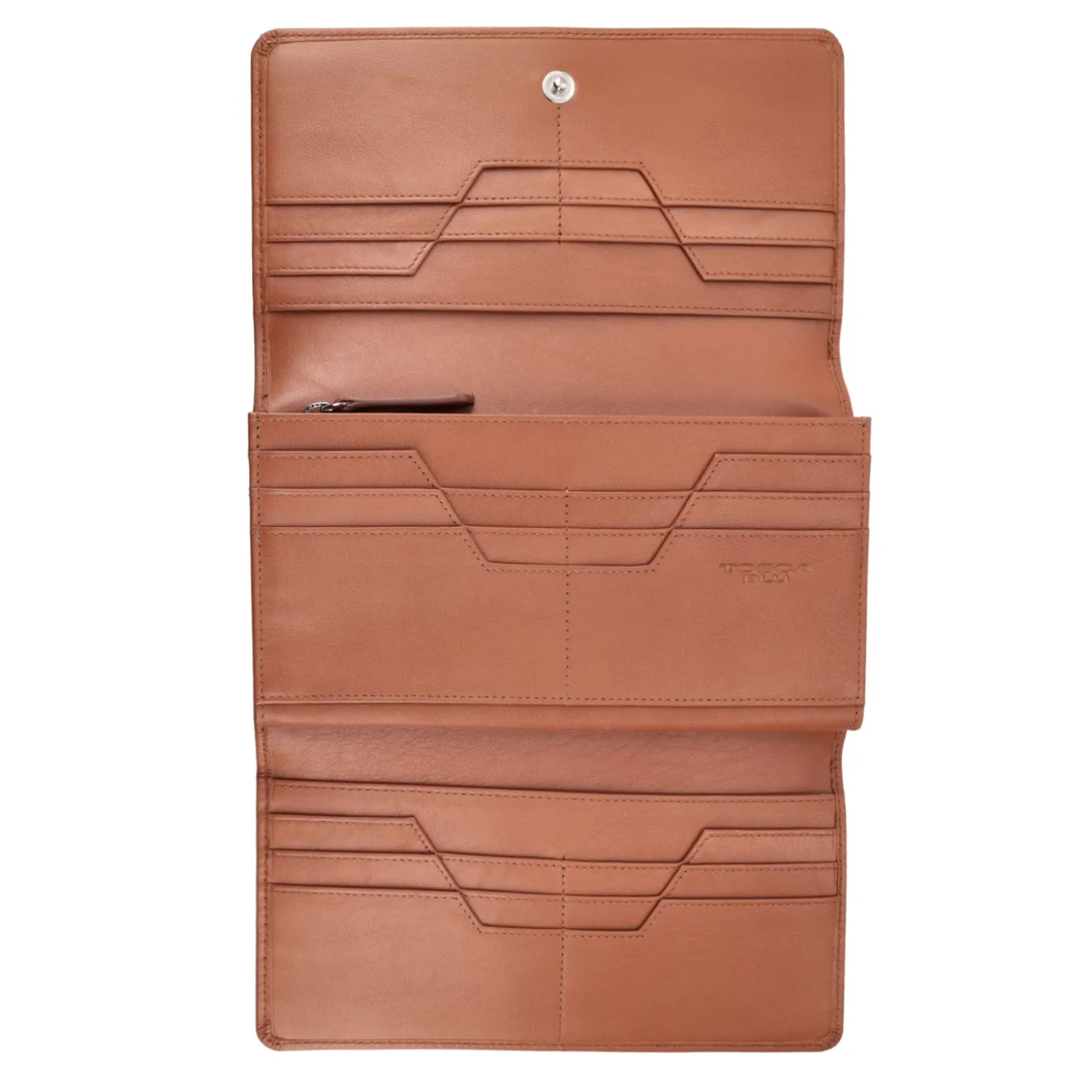 Portafoglio grande tiny bags colore cuoio
