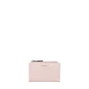 Portafoglio piccolo con zip tiny bags colore cipria