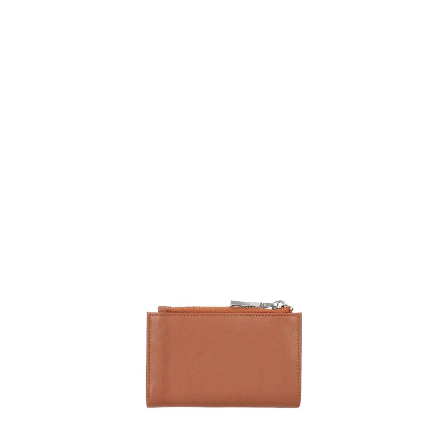 Portafoglio piccolo con zip tiny bags colore cuoio