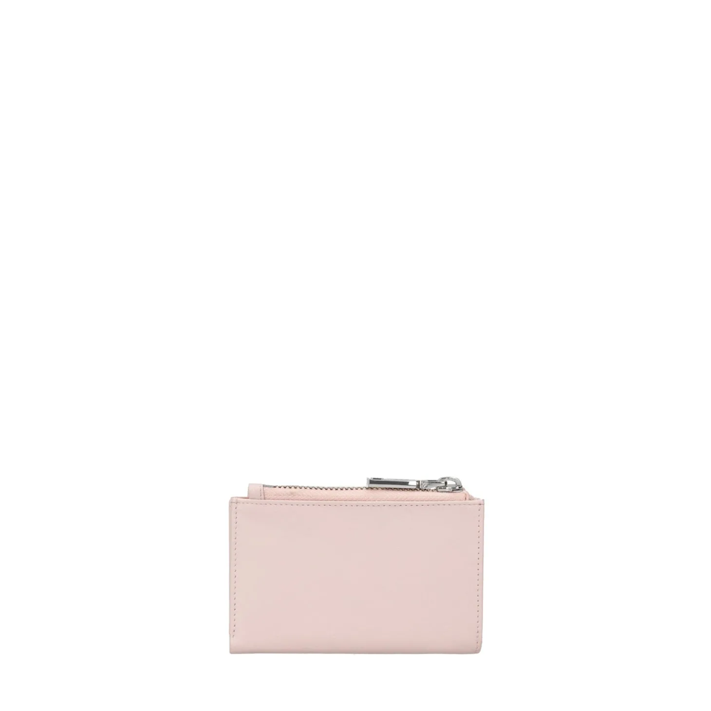 Portafoglio piccolo con zip tiny bags colore cipria