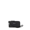 Portatessere con zip wallets colore nero