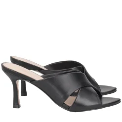 Sandalo Saffron in pelle colore nero