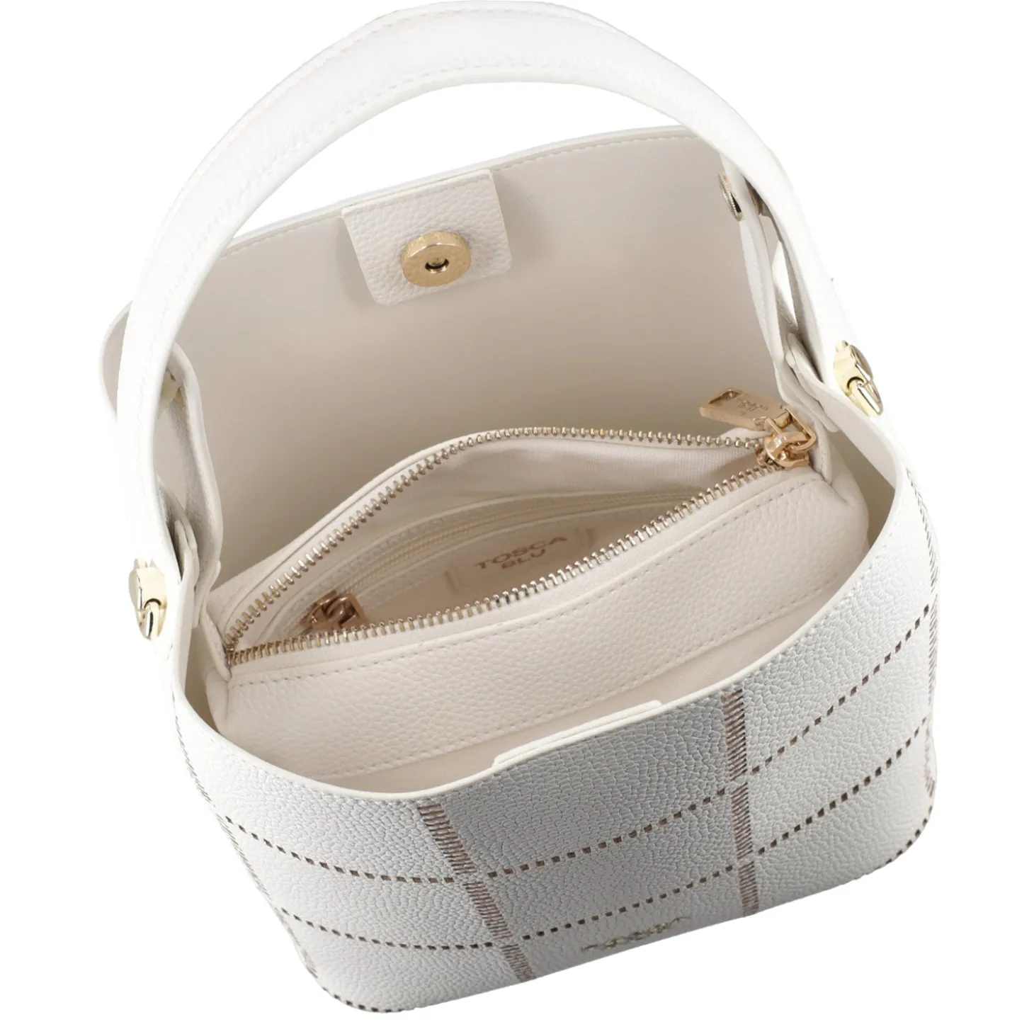 SECCHIELLO CAORLE CON TRACOLLA COLORE BIANCO