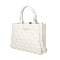 SHOPPING BAG ADELE CON TRACOLLA COLORE BIANCO