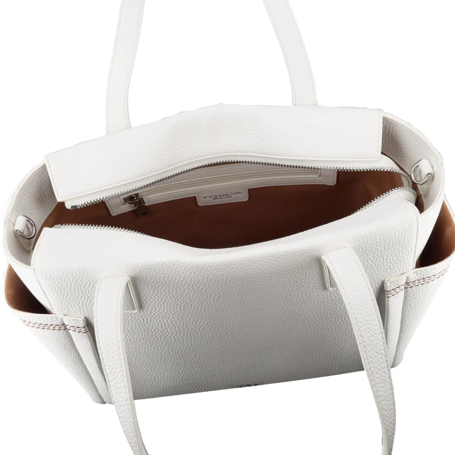 SHOPPING BAG CAMOGLI COLORE BIANCO