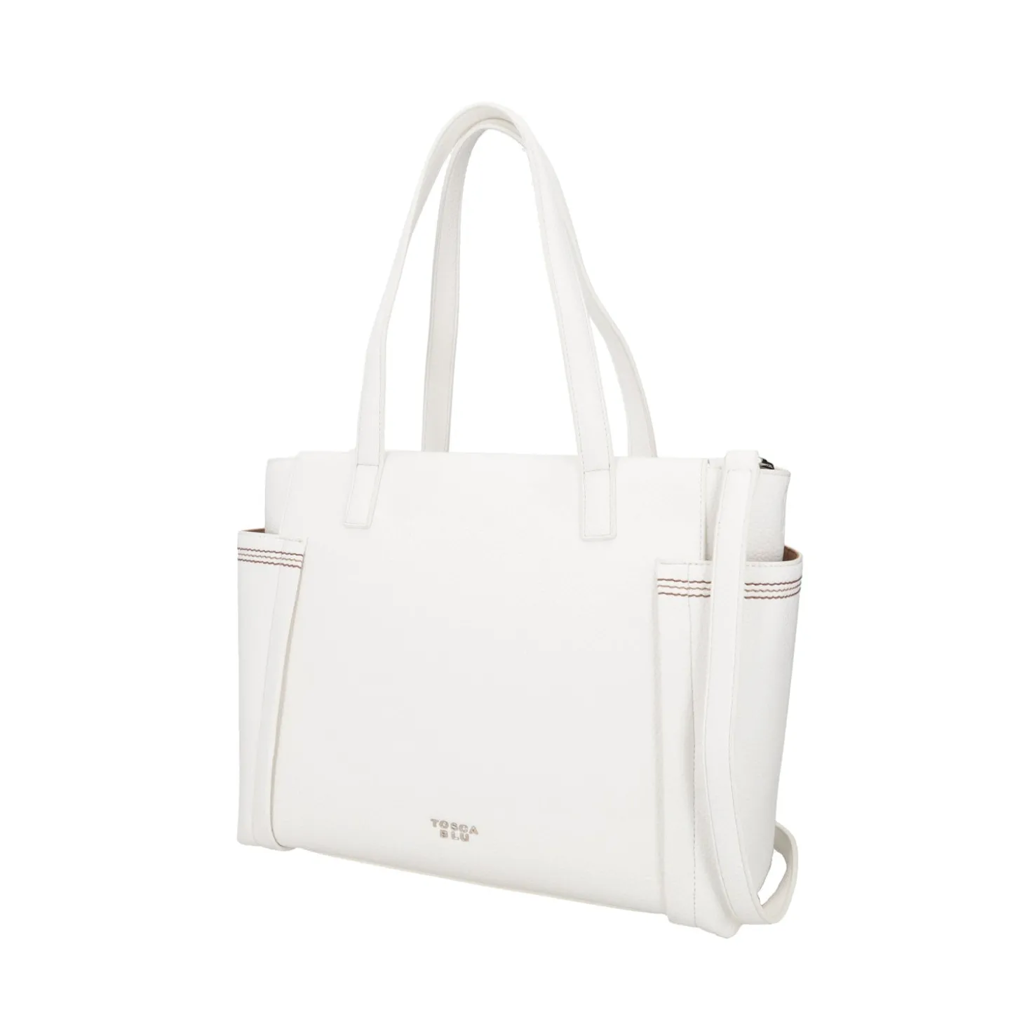 SHOPPING BAG CAMOGLI COLORE BIANCO