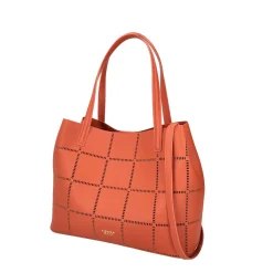 SHOPPING BAG CAORLE CON TRACOLLA COLORE CUOIO