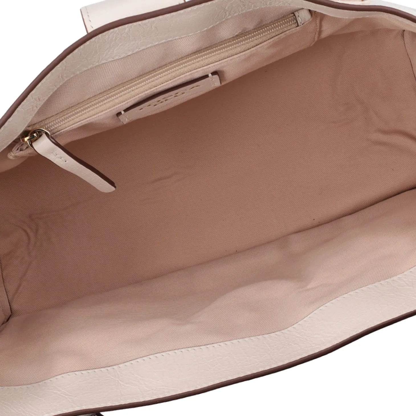 Shopping bag con tasche Elodie colore avorio