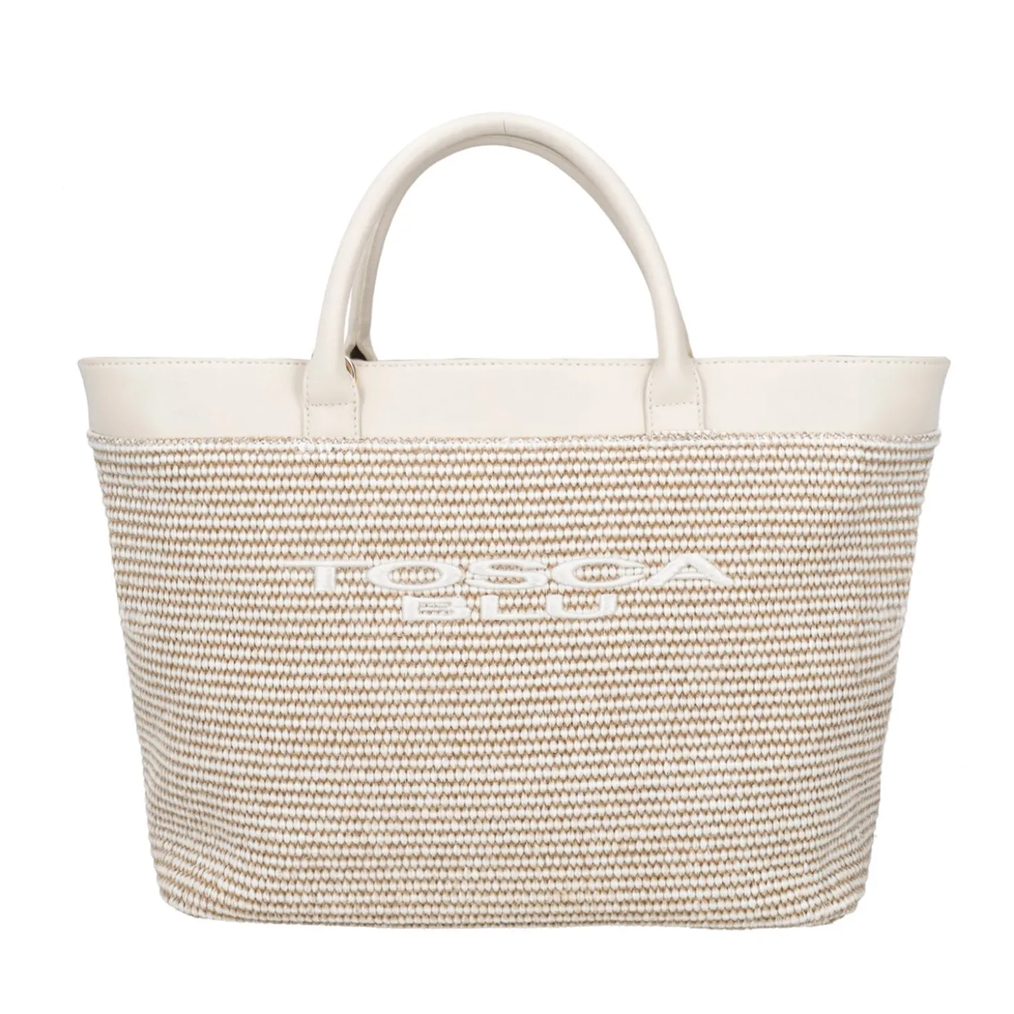 Shopping bag grande Milano colore avorio