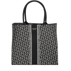 SHOPPING GRANDE LOGATA SAINT TROPEZ COLORE NERO