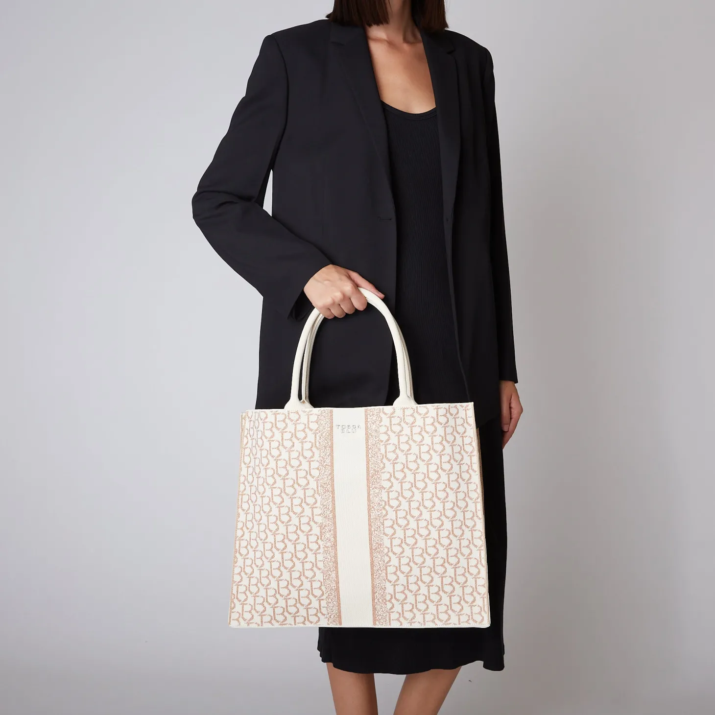 SHOPPING GRANDE LOGATA SAINT TROPEZ COLORE NATURALE