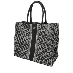 SHOPPING GRANDE LOGATA SAINT TROPEZ COLORE NERO