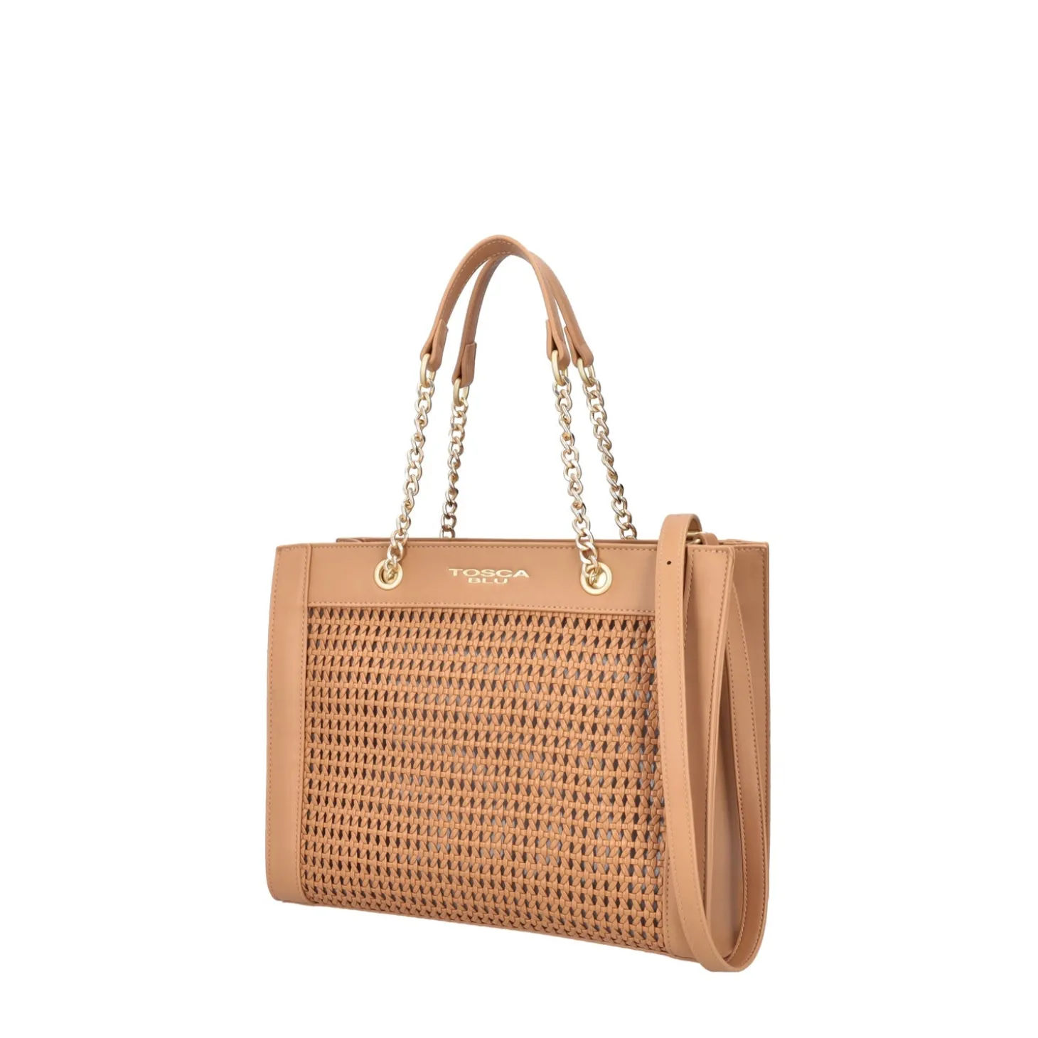 SHOPPING MEDIA FAVIGNANA INTRECCIATA COLORE CUOIO