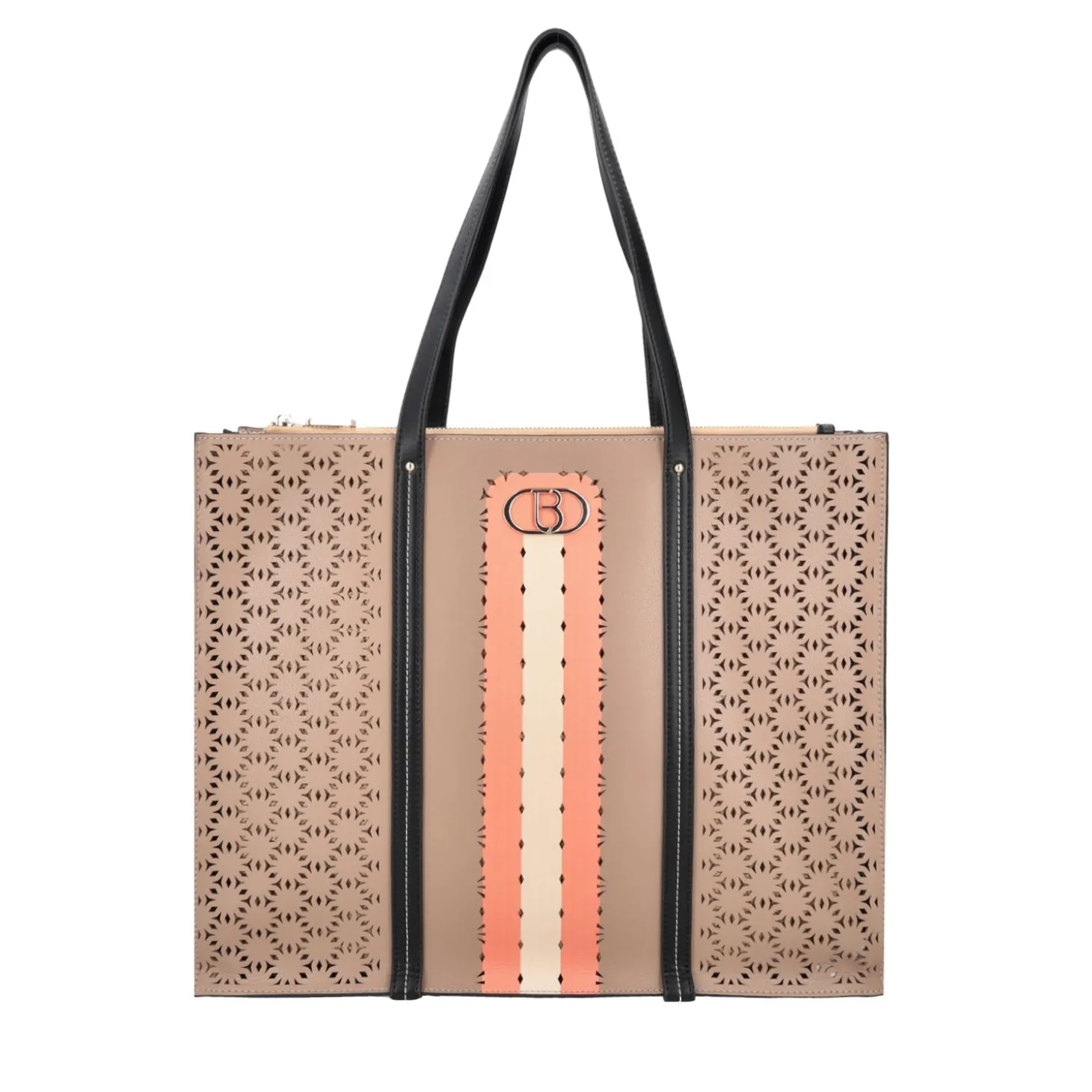 SHOPPING MYKONOS CON BUSTA INTERNA COLORE FANGO