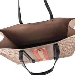 SHOPPING MYKONOS CON BUSTA INTERNA COLORE FANGO