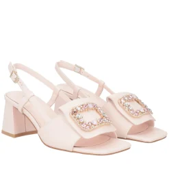 Slingback Ocean in pelle colore rosa