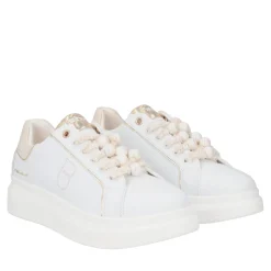 SNEAKER BELLATRIX CON PERLE EFEFTTO BOREALE COLORE BIANCO/BEIGE