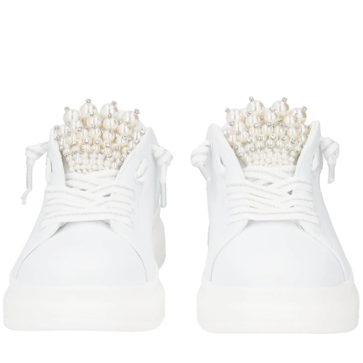 SNEAKER BELLATRIX CON PERLE COLORE BIANCO