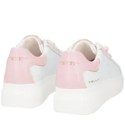 SNEAKER BELLATRIX CON PERLE EFEFTTO BOREALE COLORE BIANCO/ROSA