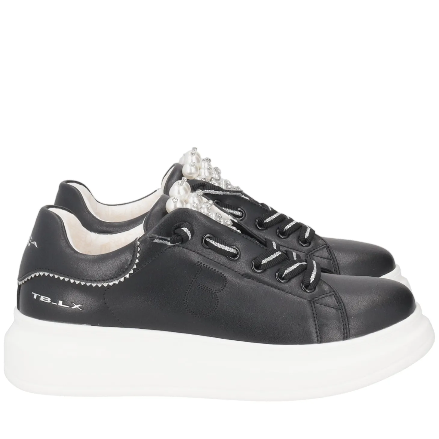 SNEAKER BELLATRIX CON PERLE COLORE NERO
