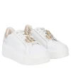 SNEAKER ELETTRA CON ACCESSORIO GIOIELLO COLORE BIANCO/ORO