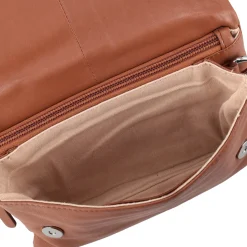 Tracolla con pattina tiny bags colore cuoio