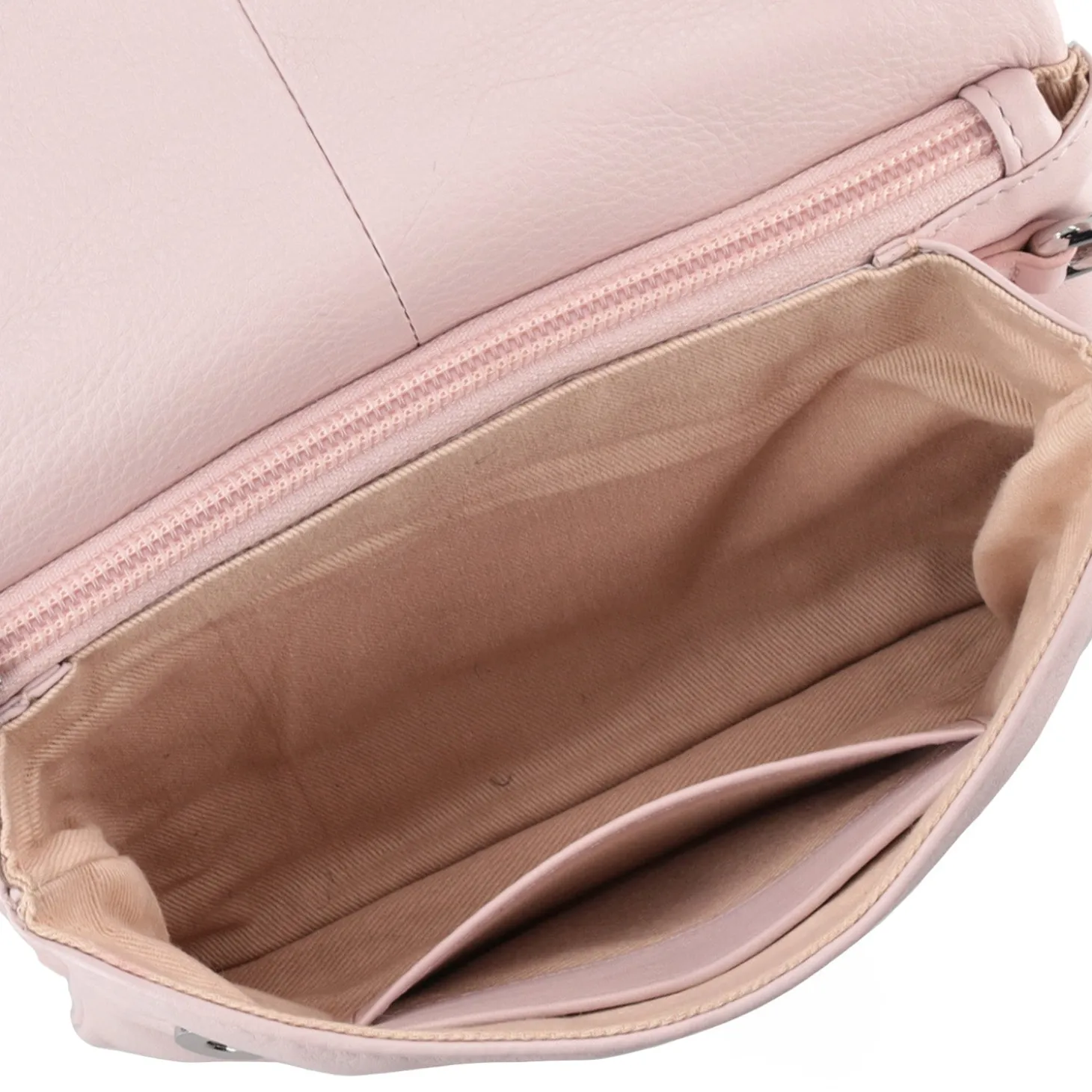 Tracolla con pattina tiny bags colore cipria