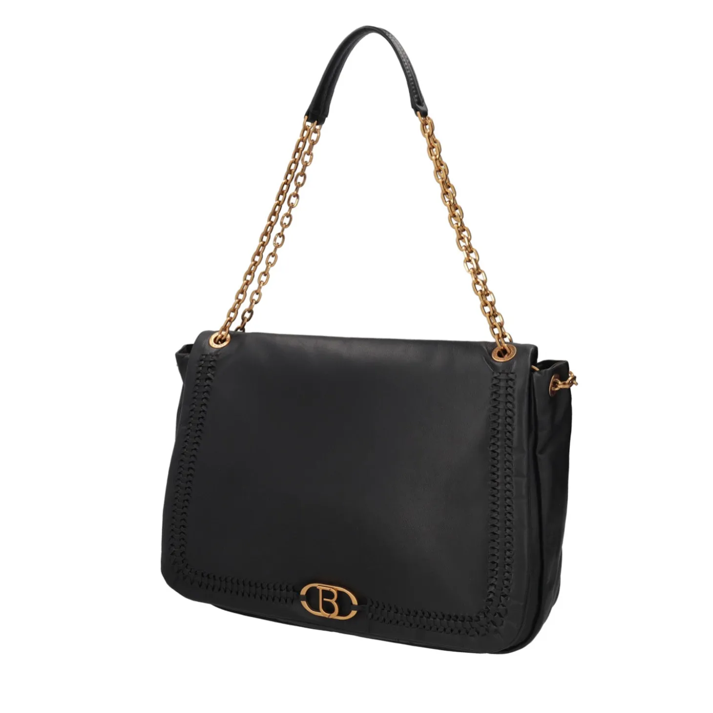Tracolla maxi con pattina Gaia colore nero