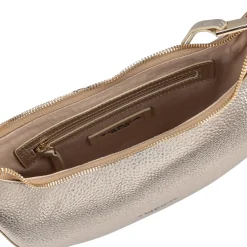 Tracolla moony bags in pelle colore oro