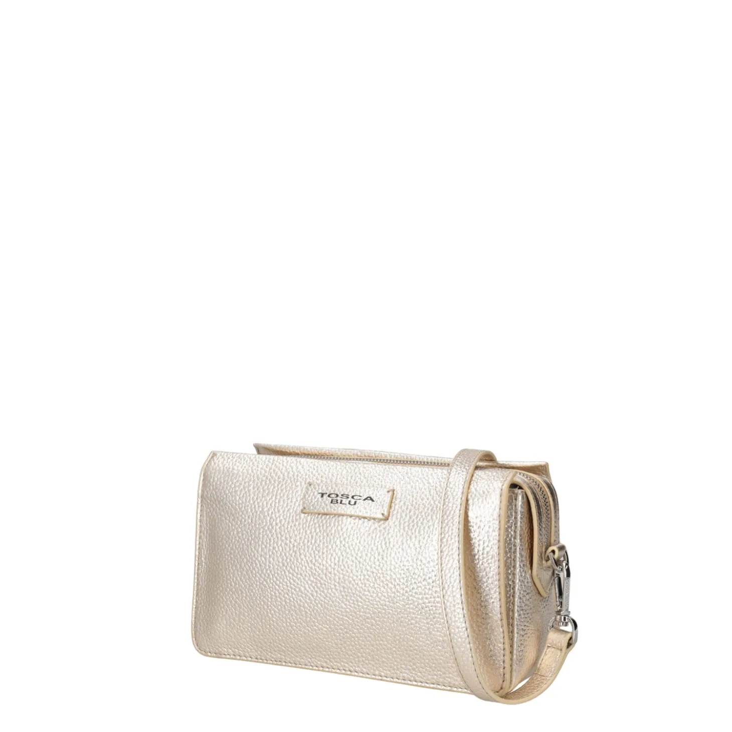 Tracollina in pelle Marcella colore oro