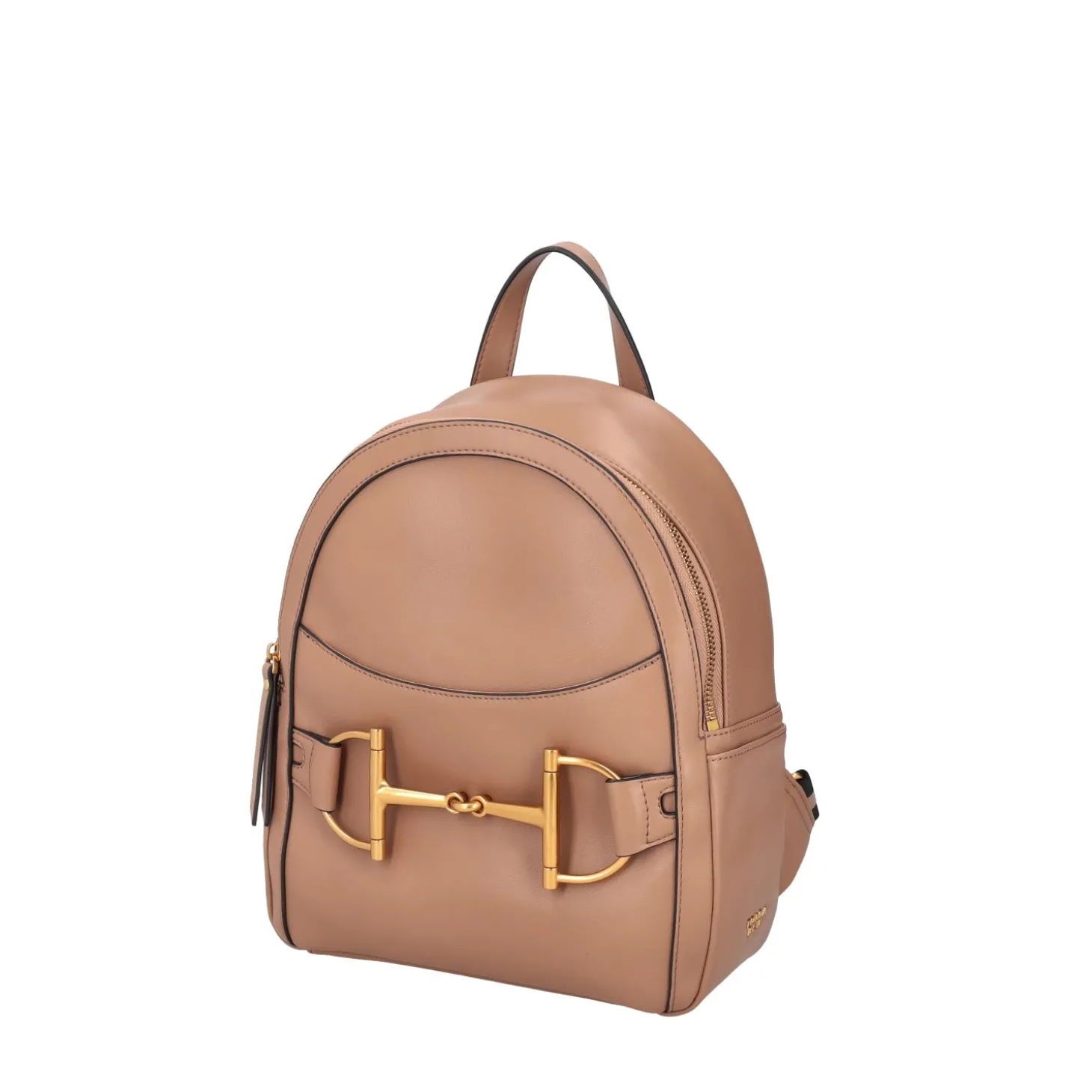 ZAINO POSITANO CON ACCESSORIO STAFFA COLORE CUOIO